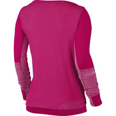 Nike Womens Epic Dri-FIT Long Sleeve Top - Pink - main image