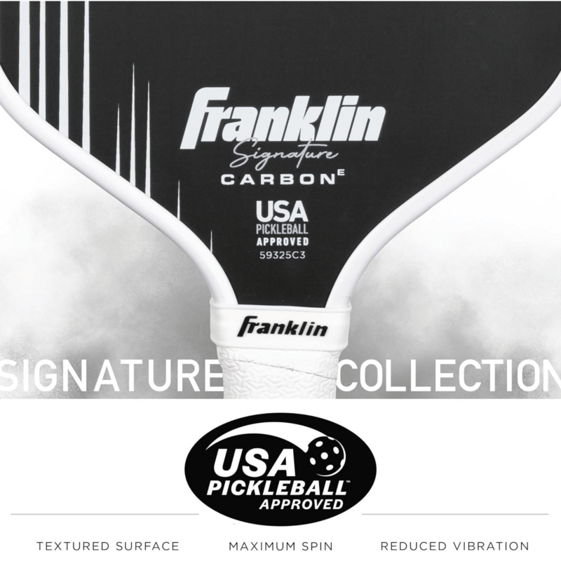 Franklin Signature Carbon Series 13mm Pickleball Paddle - White - main image