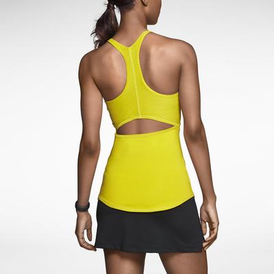 Nike Womens Premier Maria Tank - Bright Citron/Matte Silver - main image