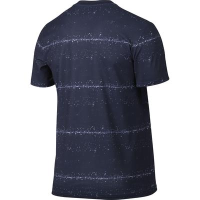 Nike Mens Rally Sphere Crew - Navy/Cool Grey - main image