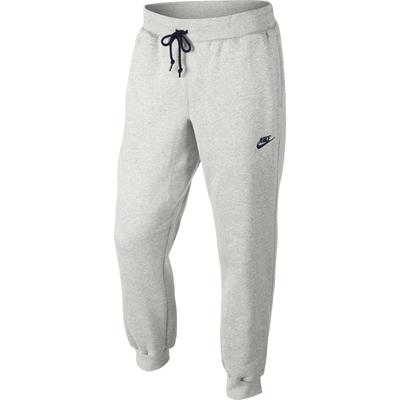 Nike Mens AW77 Cuffed Fleece Trousers - Birch Heather - Tennisnuts.com