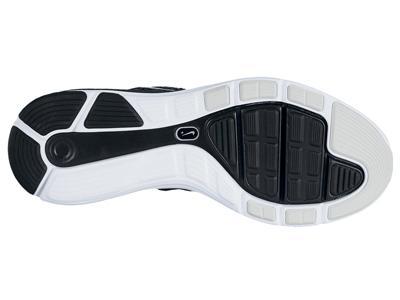 Nike Mens LunarGlide+ 5 Running Shoes - Black/White - Dark Grey - main image