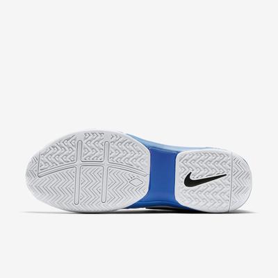 Nike Mens Air Vapor Advantage Tennis Shoes - White/Blue - main image