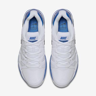 Nike Mens Air Vapor Advantage Tennis Shoes - White/Blue - main image