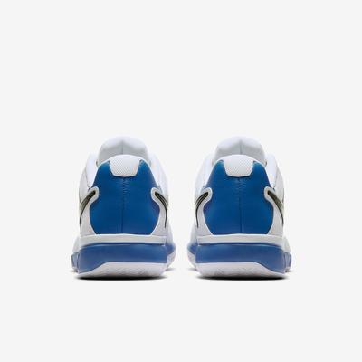 Nike Mens Air Vapor Advantage Tennis Shoes - White/Blue - main image
