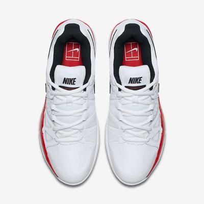 Nike Mens Air Vapor Advantage Tennis Shoes - White/University Red - main image