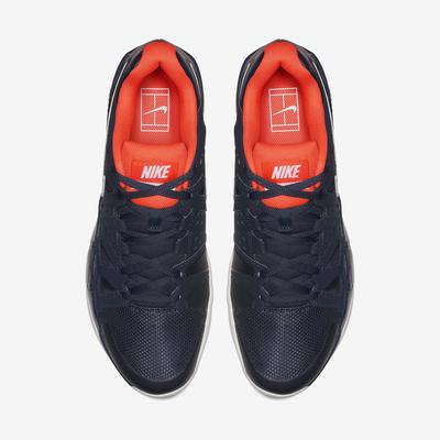 Nike Mens Air Vapor Advantage Tennis Shoes - Thunder Blue/Hyper Orange - main image