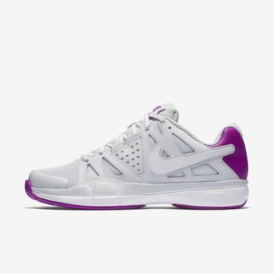 Nike Womens Air Vapor Advantage Tennis Shoes - White/Vivid Purple - main image