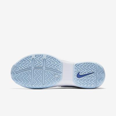 Nike Womens Air Vapor Advantage Tennis Shoes - White/Blue - main image
