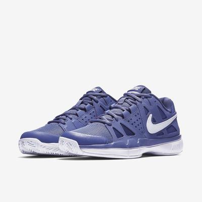Nike Womens Air Vapor Advantage Tennis Shoe - Purple State/Blue/White - main image