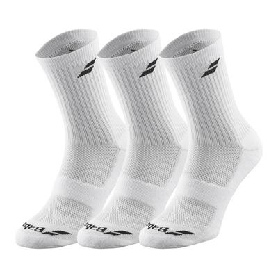 Babolat Junior Long Socks (3 Pairs) - Black/White - main image