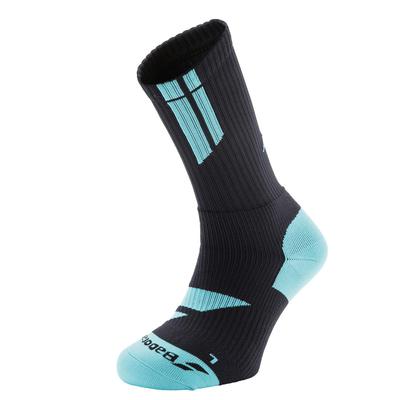 Babolat Mens Team Big Logo Tennis Socks (1 Pair) - Black/Blue - main image