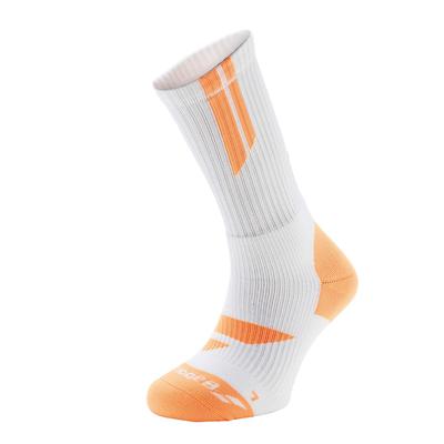 Babolat Mens Team Big Logo Tennis Socks (1 Pair) - White/Orange - main image