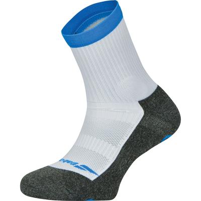 Babolat Mens Pro 360 Tennis Socks (1 Pair) - White/Diva Blue - main image