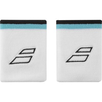 Babolat Terry Jumbo Wristband - White/Blue - main image
