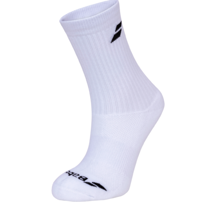 Babolat Basic Socks (3 Pairs) - White - Tennisnuts.com