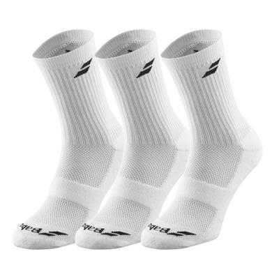 Babolat Long Socks (3 Pairs) - White - main image