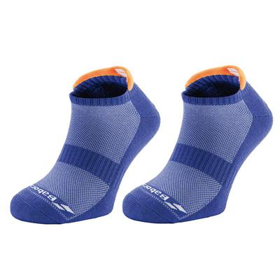 Babolat Womens Invisible Socks (2 Pairs) - Blue Spiral
