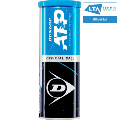 Dunlop ATP Tennis Balls (3 Ball Can)