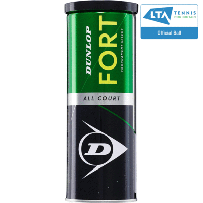 Dunlop Fort All Court Tournament Select Tennis Balls (3 Ball Can) - main image