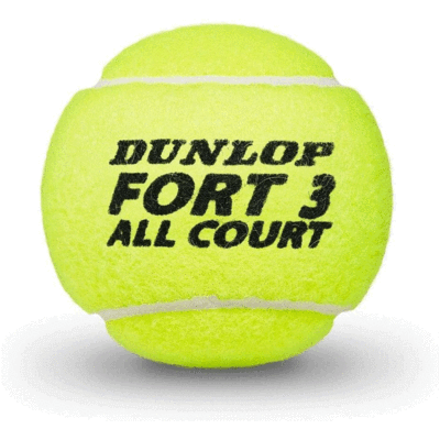 Dunlop Fort All Court Tournament Select Tennis Balls (3 Ball Can) - main image