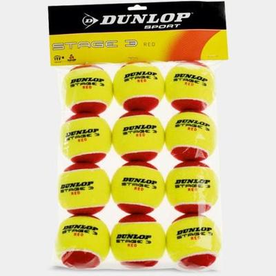 Dunlop Stage 3 Red Junior Tennis Balls (1 Dozen) - main image