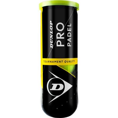 Dunlop Pro Padel Tennis Balls (3 Ball Can)