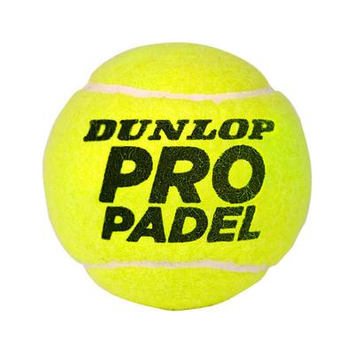 Dunlop Pro Padel Tennis Balls (3 Ball Can)
