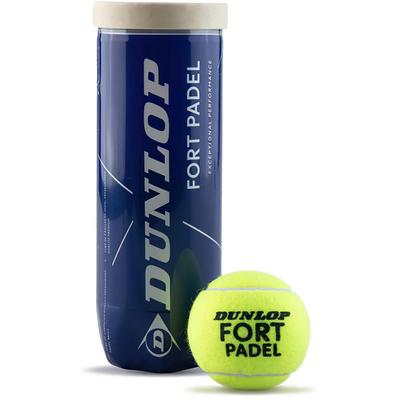 Dunlop Fort Padel Tennis Balls (3 Ball Can) - main image