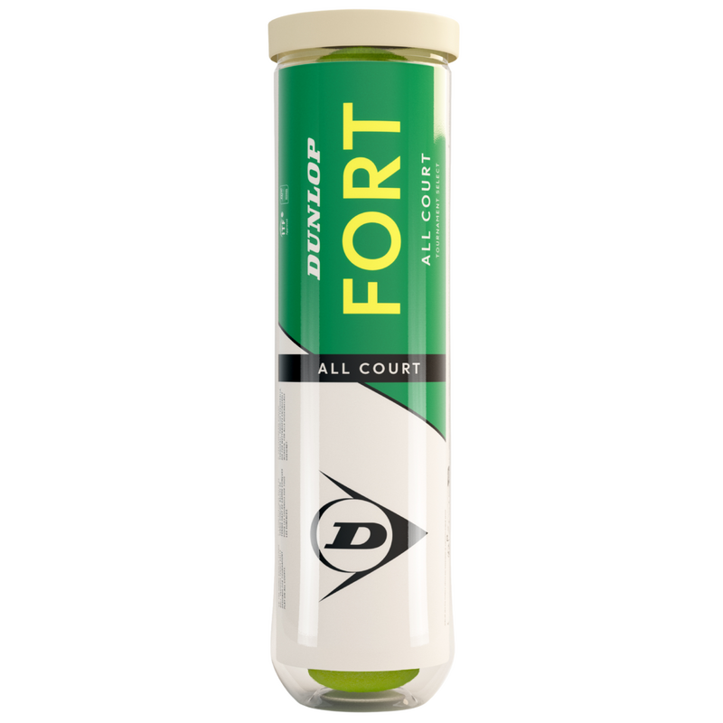 Dunlop Fort All Court Tournament Select Tennis Balls (4 Ball Tube) - main image