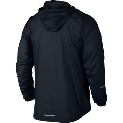 Nike Mens Hurricane Running Jacket - Black/Reflective Silver - main image