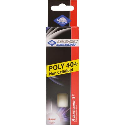 Schildkrot Avantgarde 3 Star Table Tennis Balls (Pack of 3) - White - main image