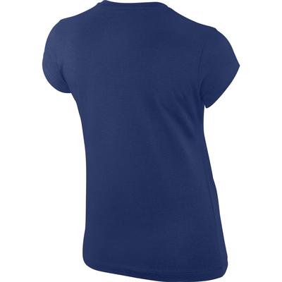 Nike Girls Glam Pack Futura Logo T-shirt - Royal Blue - main image