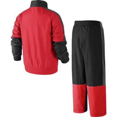 Nike Little Boys T45 Warm Up Tracksuit - Gym Red/Black - main image