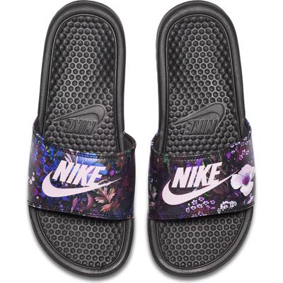 Nike Womens Benassi Just Do It Flip Flops - Black - main image