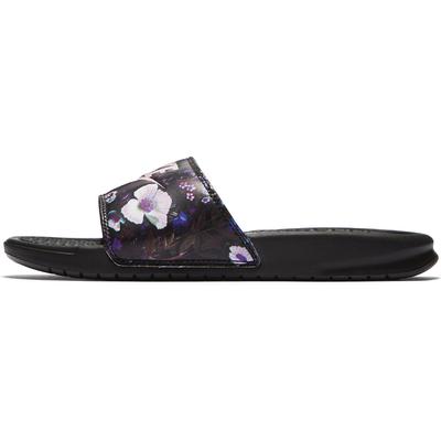 Nike Womens Benassi Just Do It Flip Flops - Black - main image