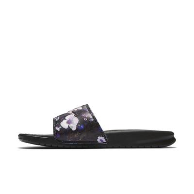 Nike Womens Benassi Just Do It Flip Flops - Black - main image