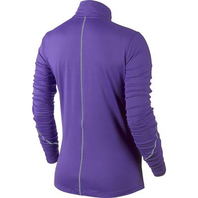 Nike Womens Reflective Element 1/2 Zip LS Running Top - Hyper Grape - main image