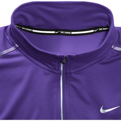 Nike Womens Reflective Element 1/2 Zip LS Running Top - Hyper Grape - main image
