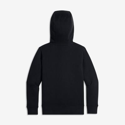 Nike Boys Brushed-Fleece Pullover Hoodie - Black - main image