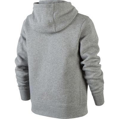Nike Boys Brushed-Fleece Pullover Hoodie - Grey - main image