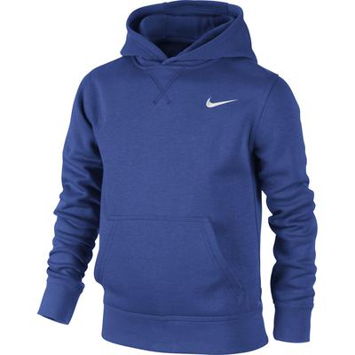 Nike Boys Brushed-Fleece Pullover Hoodie - Game Royal - main image