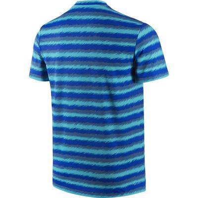 Nike Mens Rally Sphere Stripe Crew - Cobalt/Blue - main image