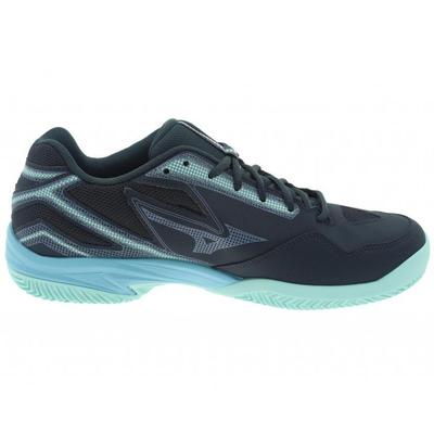 Mizuno Mens Break Shot 4 Tennis Shoes - Black/Blue - main image