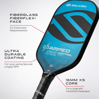 Selkirk Amped Control S2 Pickleball Paddle- Blue - main image