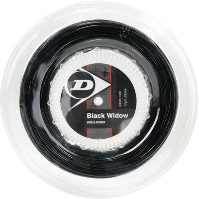 Dunlop Black Widow 200m Tennis String Reel - Black