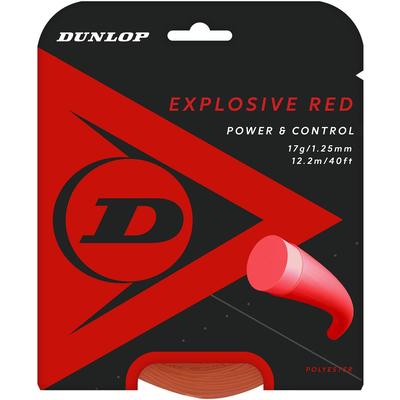 Dunlop Explosive Tennis String Set - Red