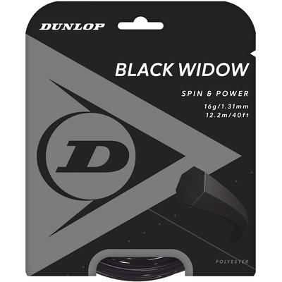 Dunlop Black Widow Tennis String Set - Black