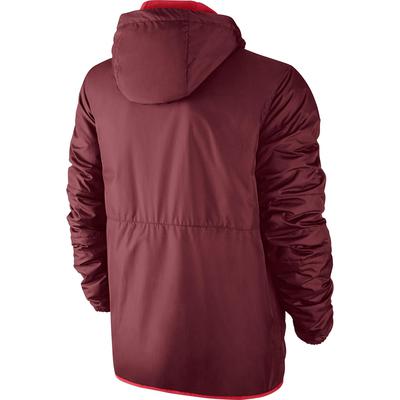 Nike Mens Alliance Fleece-Lined Jacket - Red - Tennisnuts.com