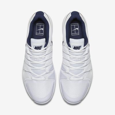 Nike Mens Zoom Vapor 9.5 Tour Tennis Shoes - White/Binary Blue - main image